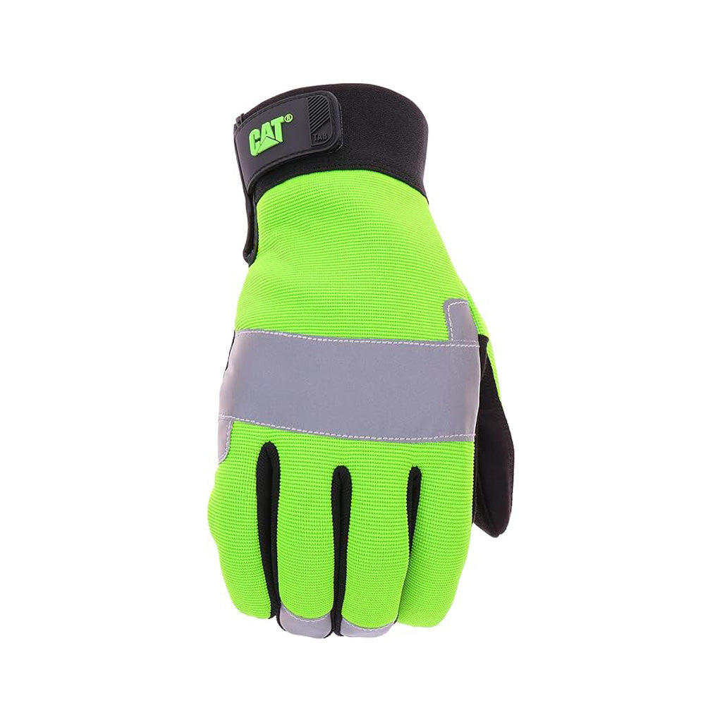 GUANTE CAT ALTA VISIBILIDAD Y MUÑECA AJUSTABLE - TAMAÑO XL