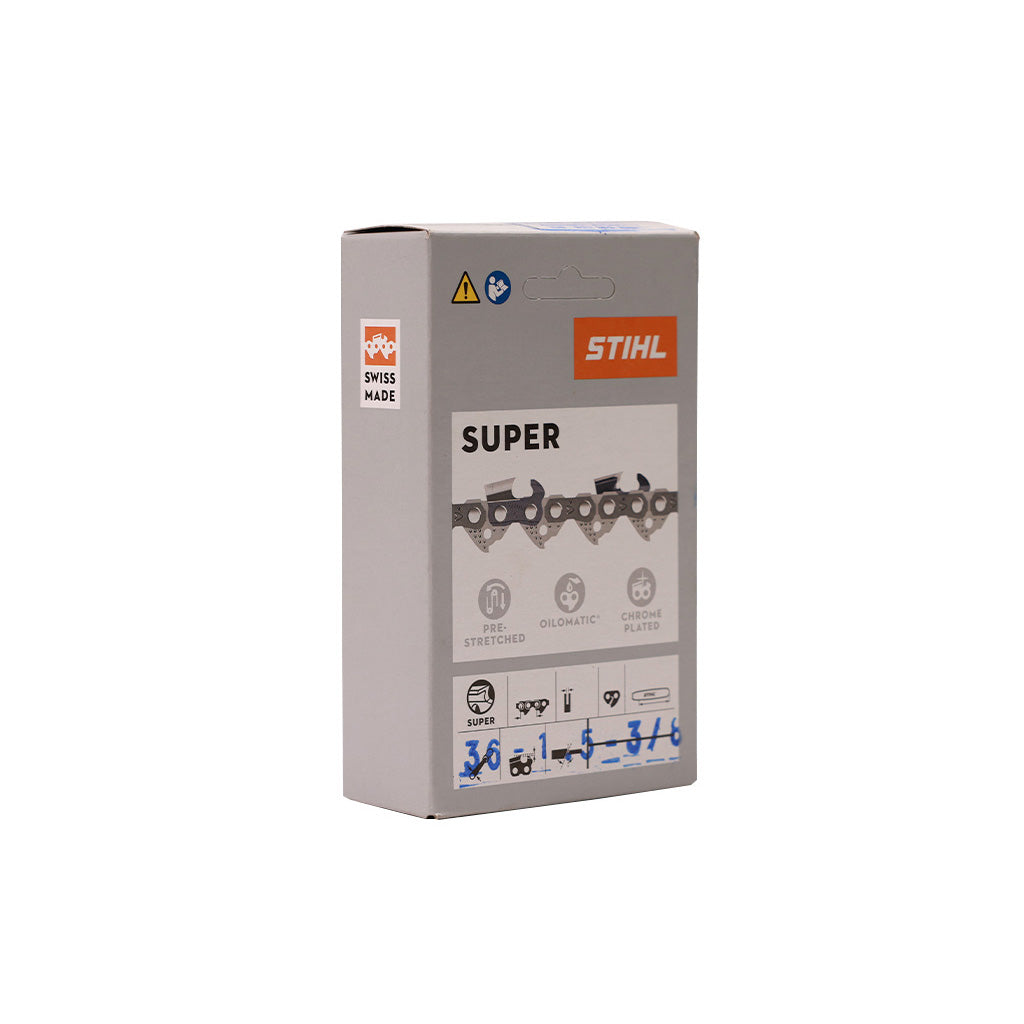 CADENA STIHL 3/8" - PASO 1,5 MM - 36 DIENTES CON LIMA DE REGALO