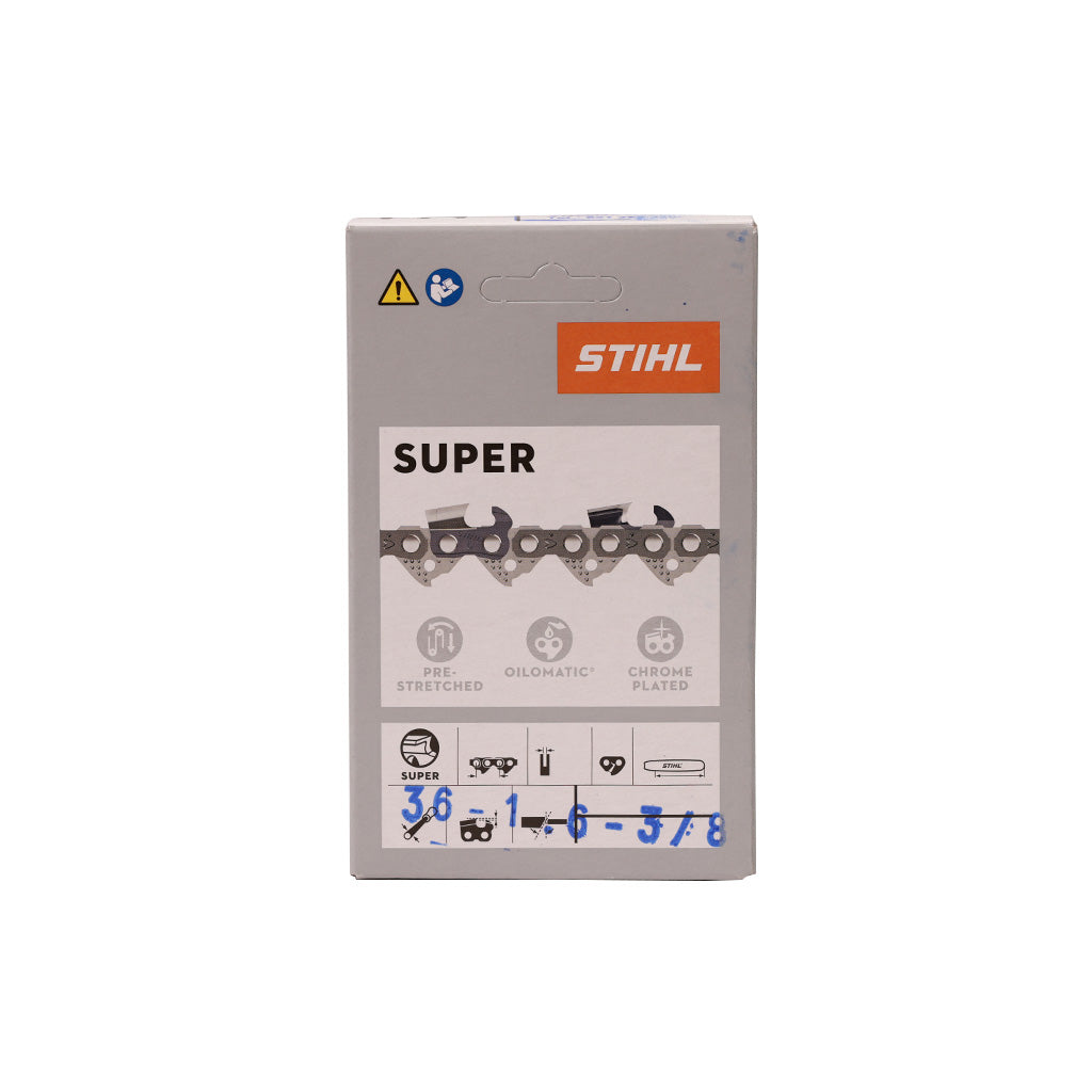 CADENA STIHL 3/8" - PASO 1,6 MM ANTI-REBOTE CON LIMA DE REGALO