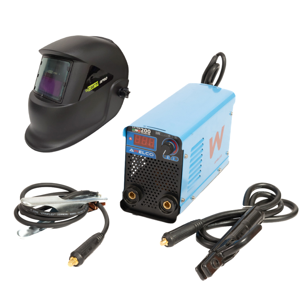 SOLDADOR INVERTER 200A. + CARETA