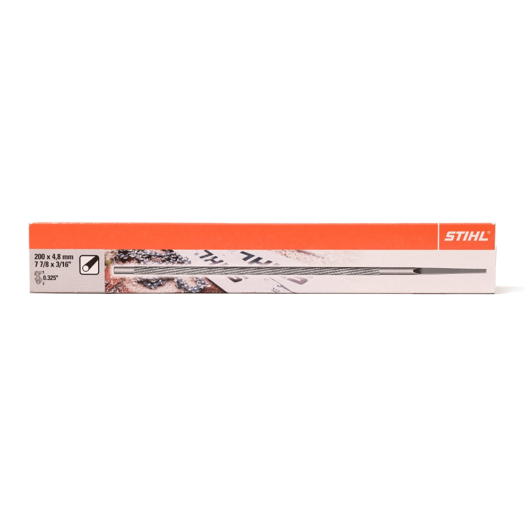 LIMA REDONDA STIHL 200 MM X 4,8 MM PARA CADENA 0.325" X 1 UNIDAD