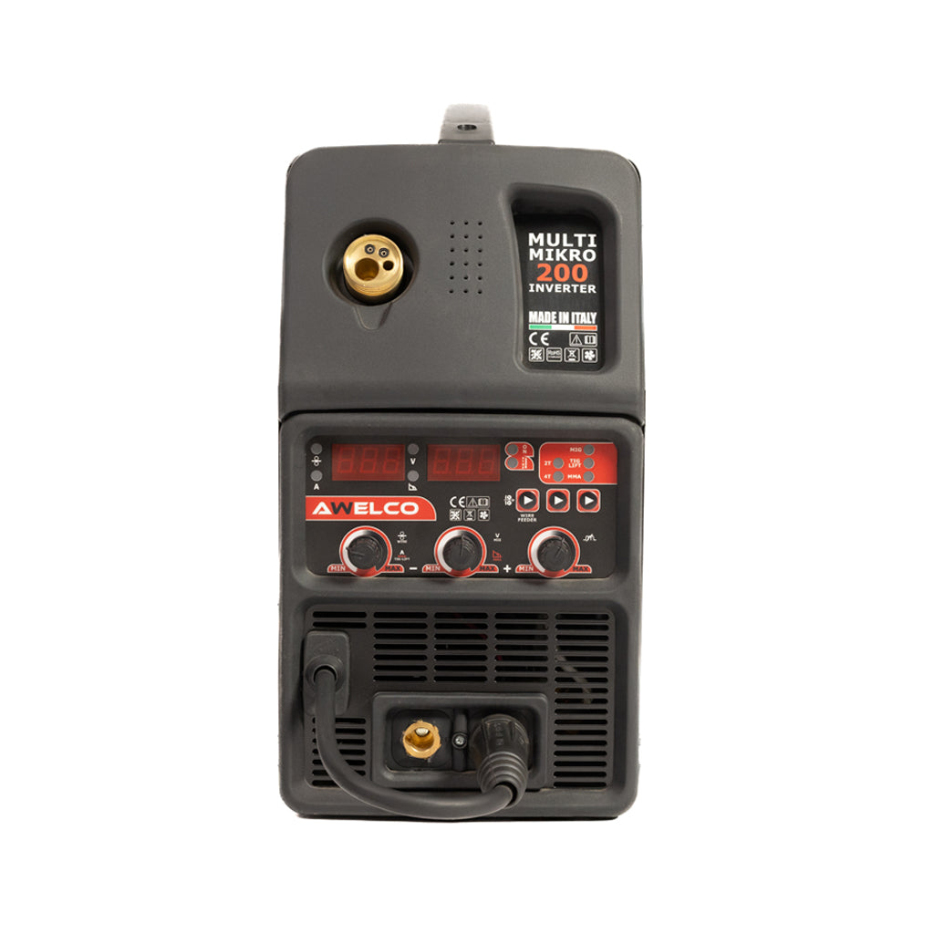 SOLDADOR INVERTER AWELCO MMA/MIG/TIG MULTI MIKRO 200