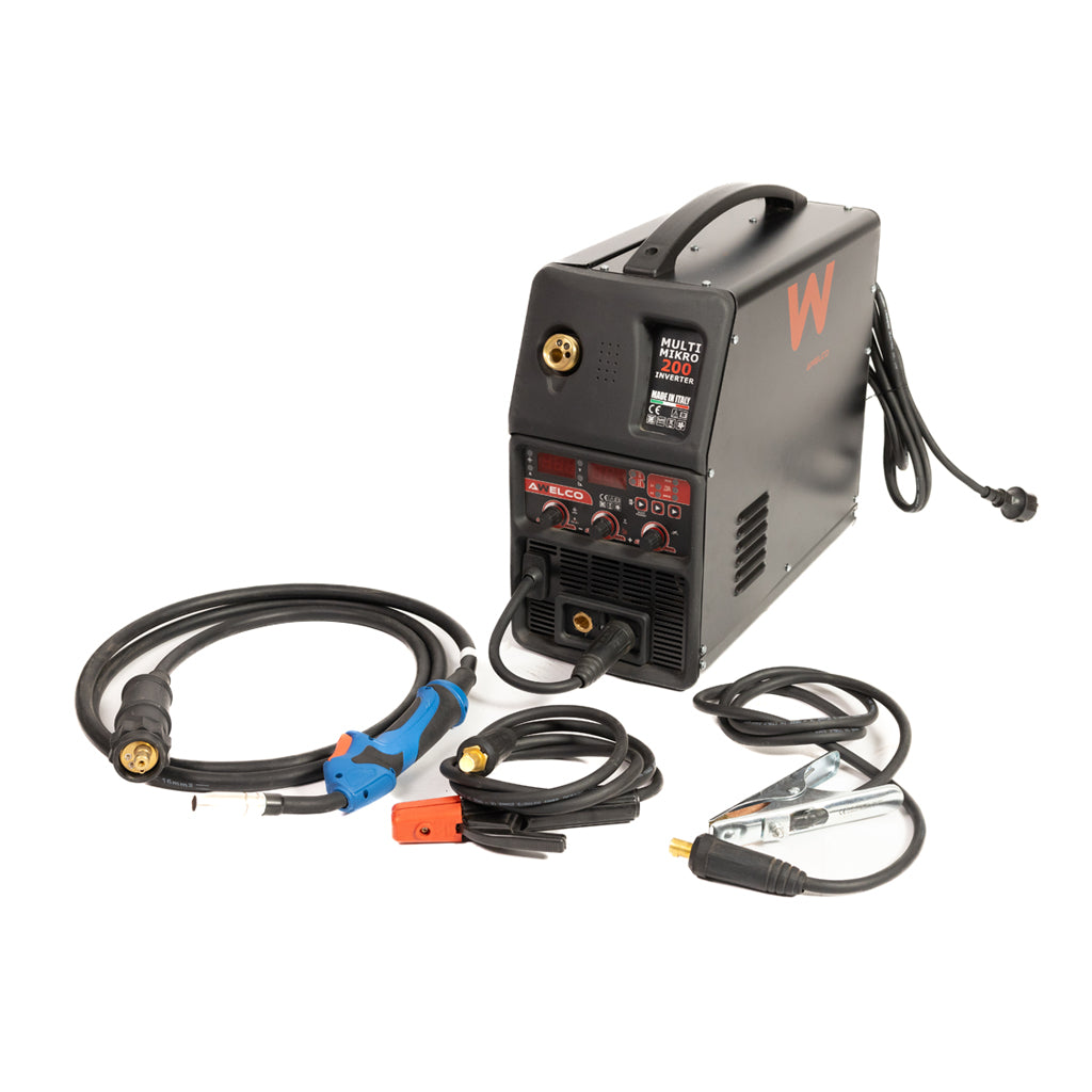 SOLDADOR INVERTER AWELCO MMA/MIG/TIG MULTI MIKRO 200
