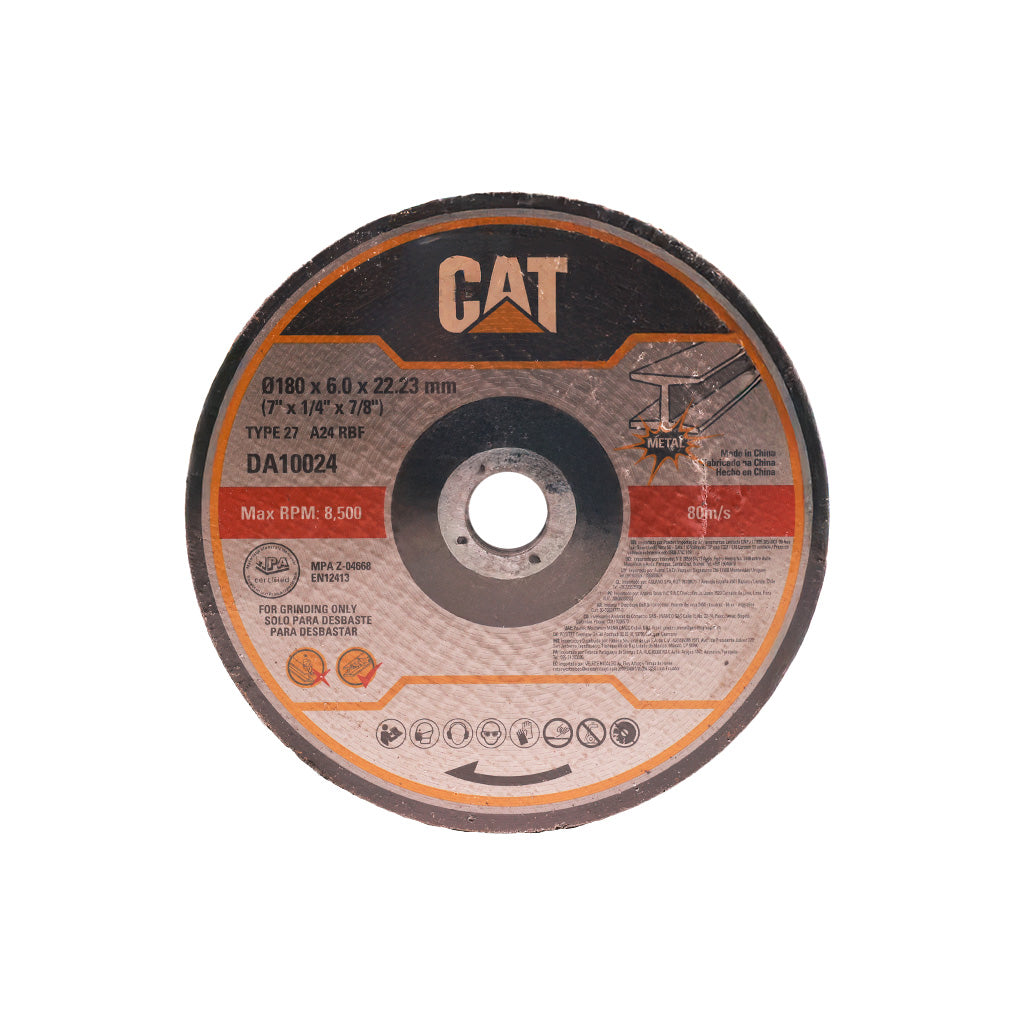 DISCO DE DEBASTE CAT 180 X 6,0 X 22,23MM X 5 UNIDADES