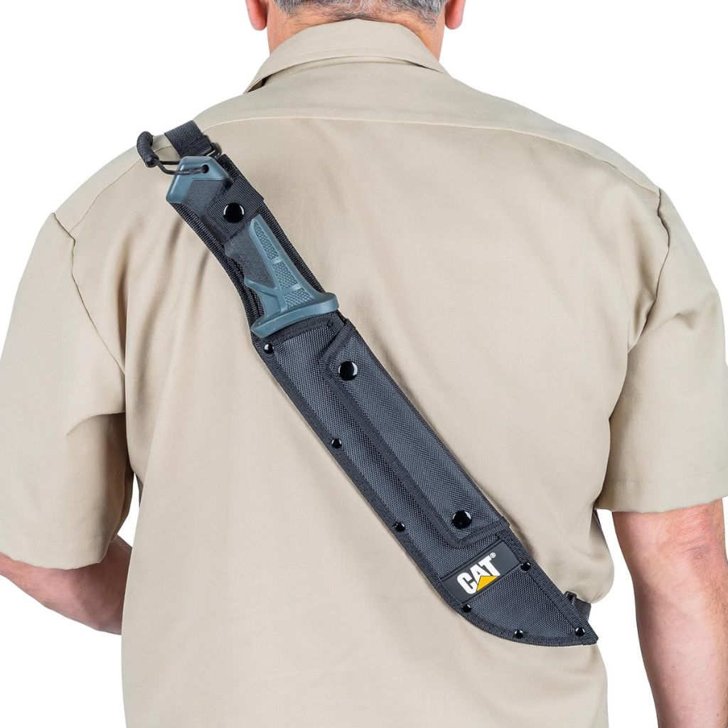 MACHETE CAT CON FUNDA 19" HOJA INOX