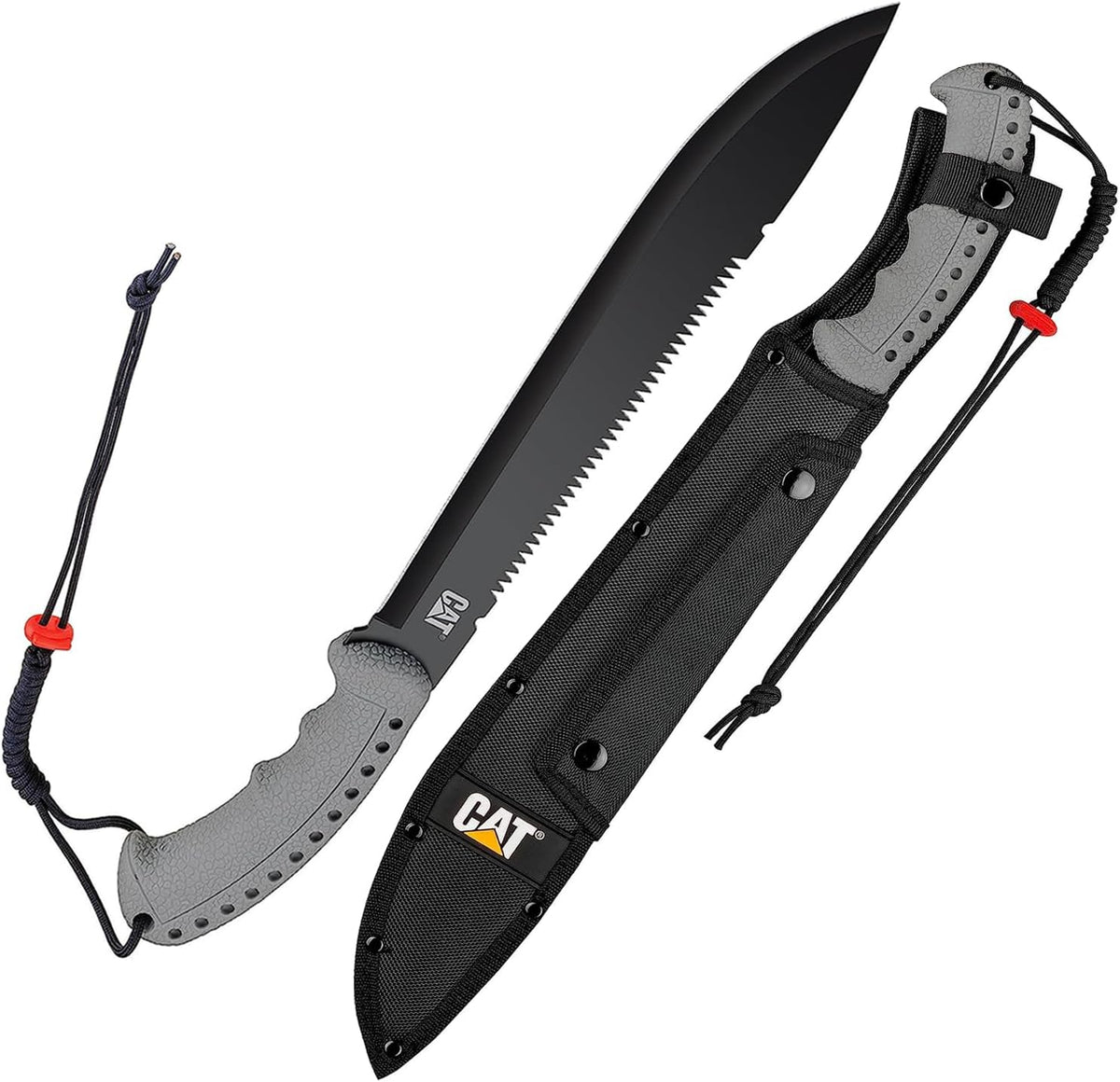 MACHETE CAT CON FUNDA 21" HOJA INOX