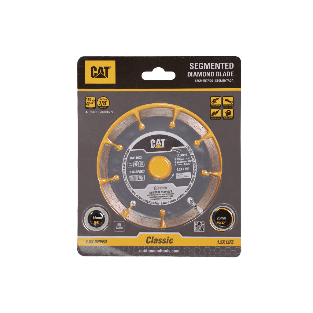 DISCO DIAMANTADO SEGMENTADO CAT 4 1/3" / 110MM