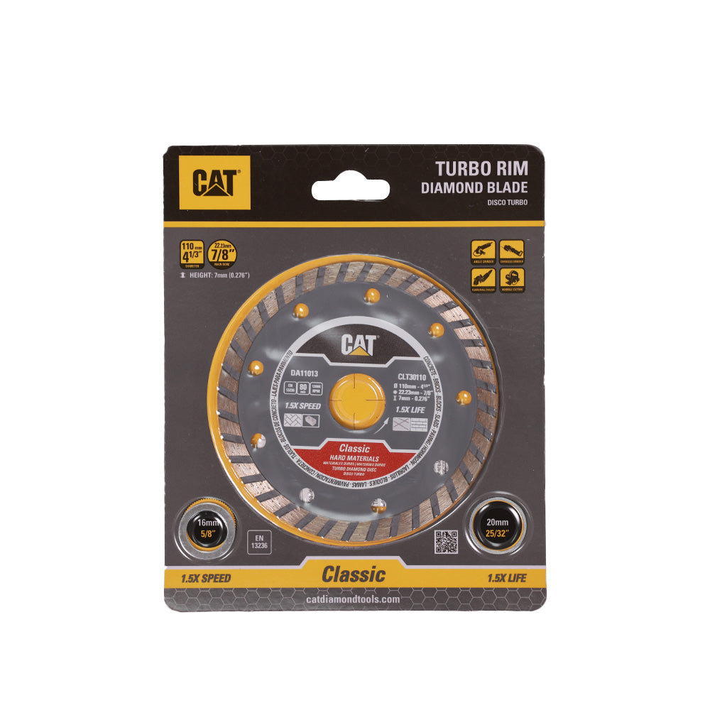 DISCO DIAMANTADO CAT TURBO 4 1/3" / 110MM