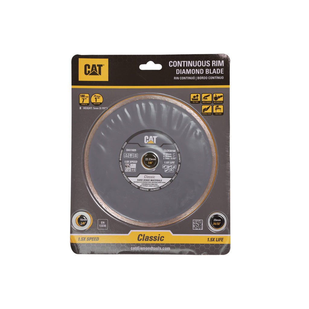 DISCO DIAMANTADO CONTINUO CAT CONTINUO 7" / 180MM