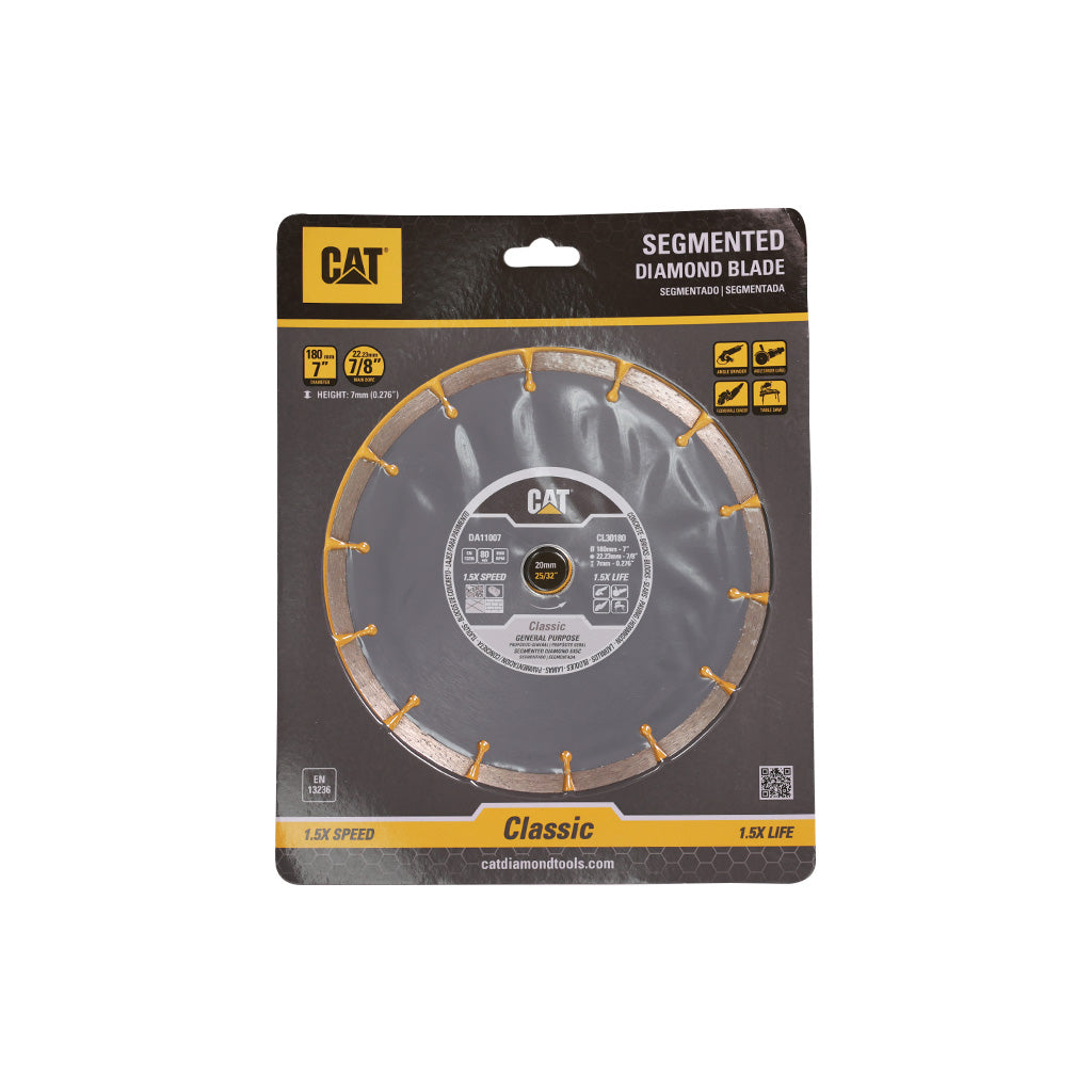 DISCO DIAMANTADO SEGMENTADO CAT 7" / 180MM