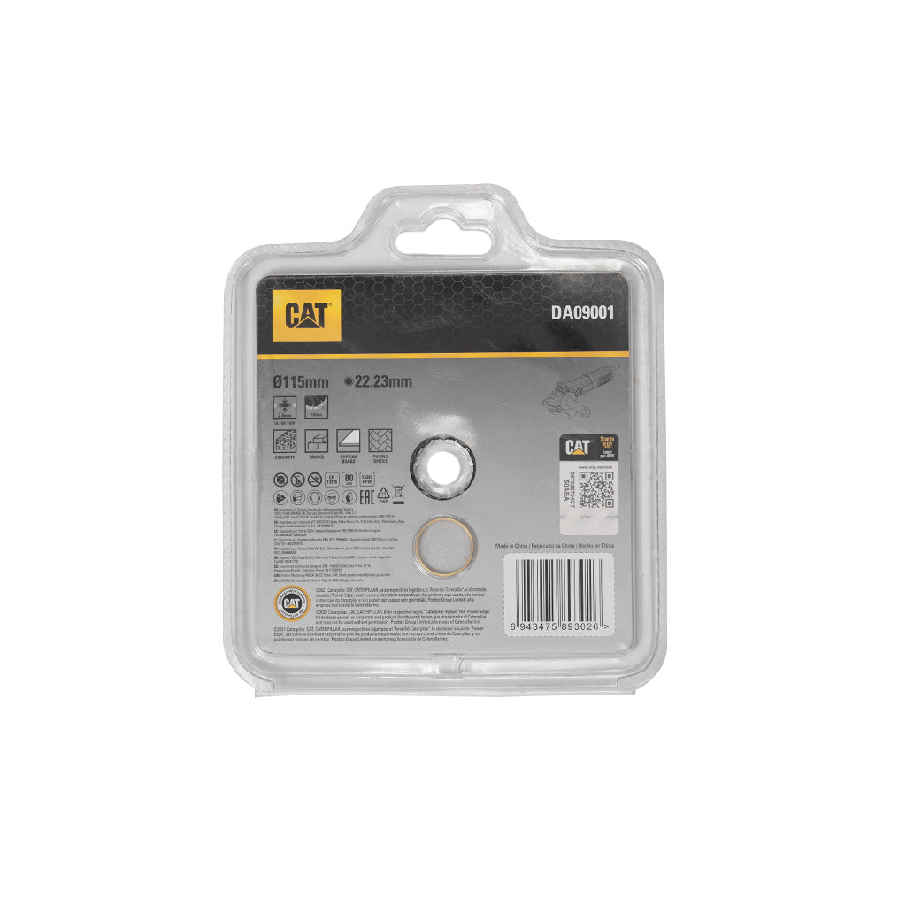 DISCO DIAMANTADO SEGMENTADO CAT 115MM X 22,23MM