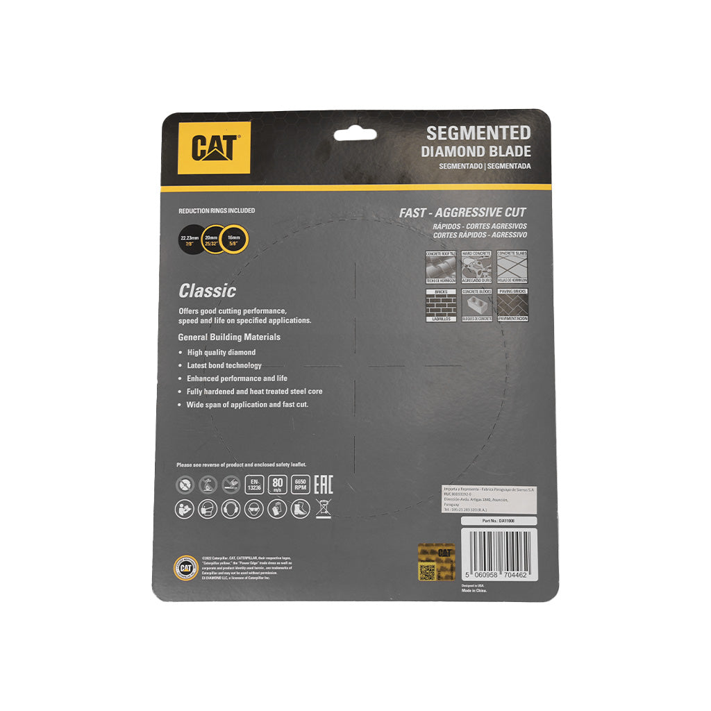 DISCO DIAMANTADO SEGMENTADO CAT 9" / 230MM