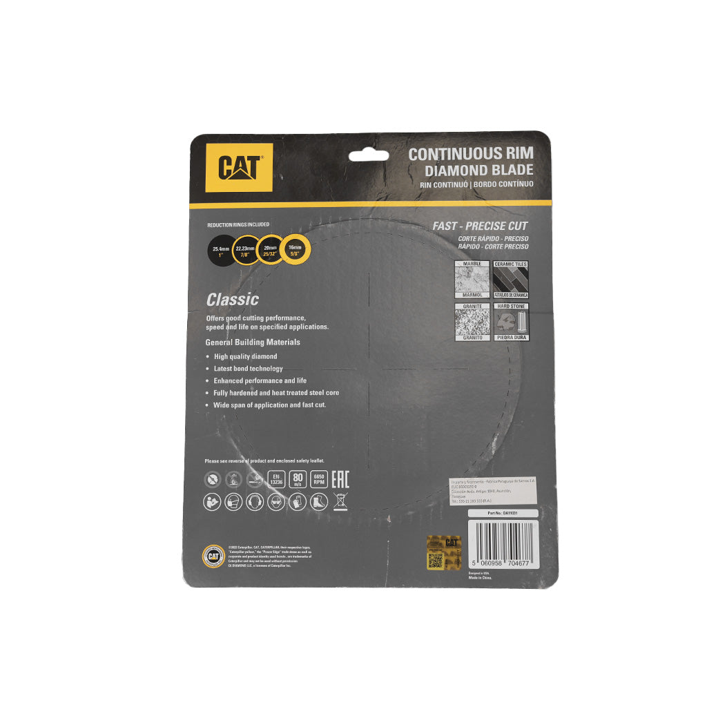 DISCO DIAMANTADO CONTINUO CAT 9"/ 230MM