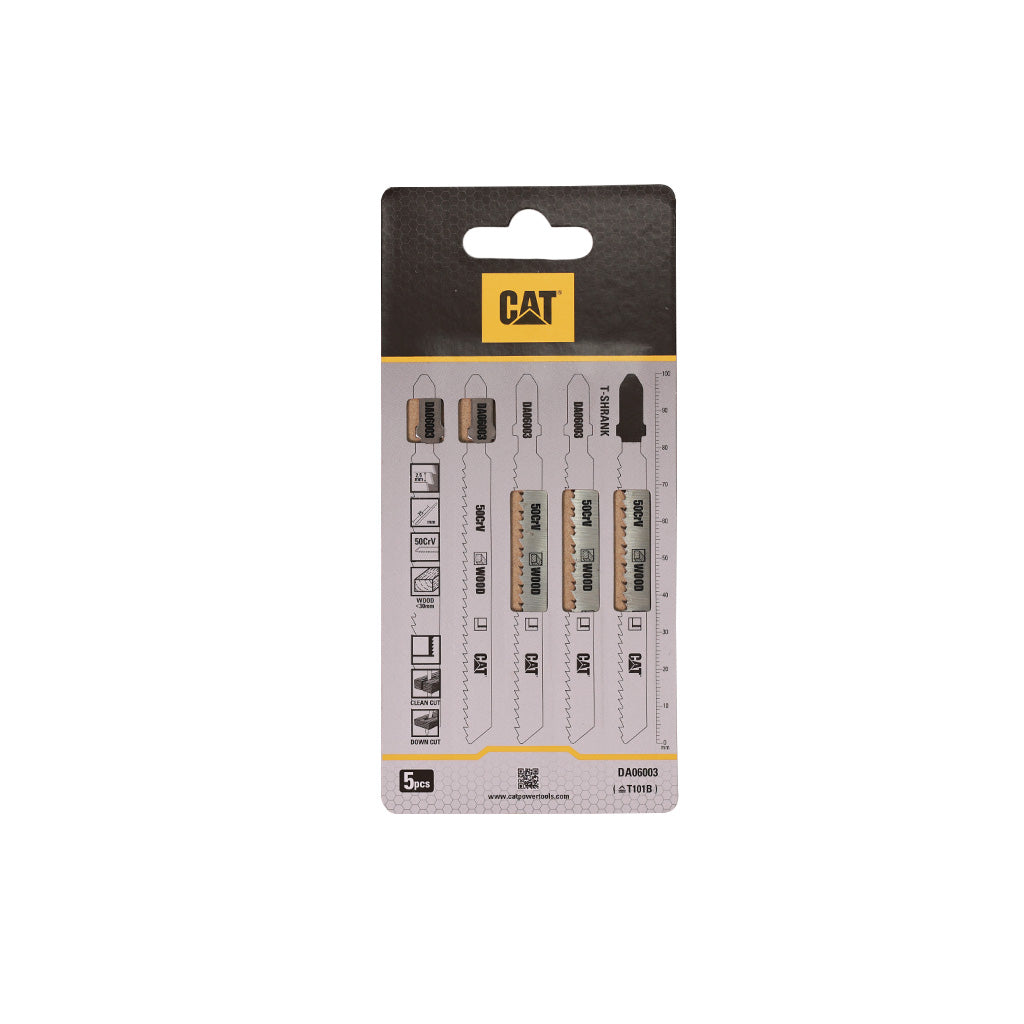 HOJA DE SIERRA CALADORA PARA MADERA CAT T 100MM X 5 UNIDADES