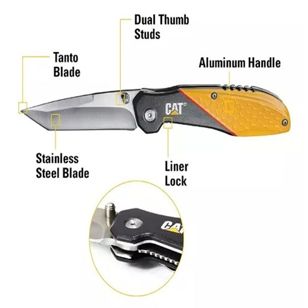 NAVAJA PLEGABLE CAT 7" INOX