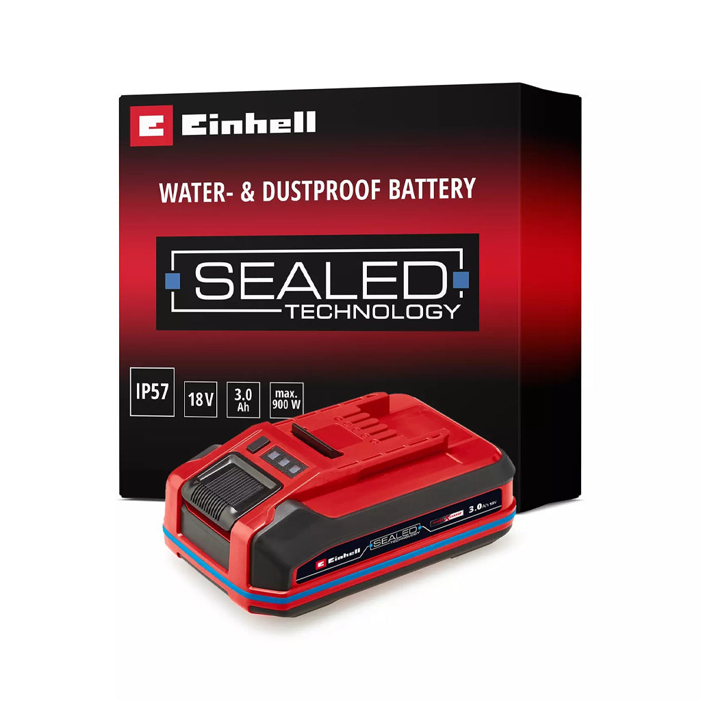 BATERÍA EINHELL SEALED PXC 3,0 AH ANTIPOLVO Y CHORROS DE AGUA