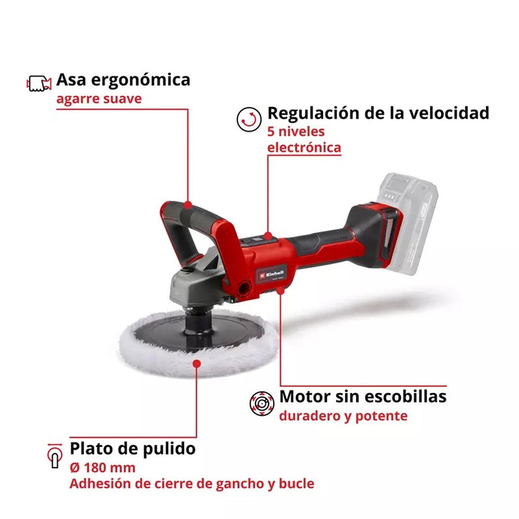 PULIDORA EINHELL CE-CP 18/180 S/ BATERÍA