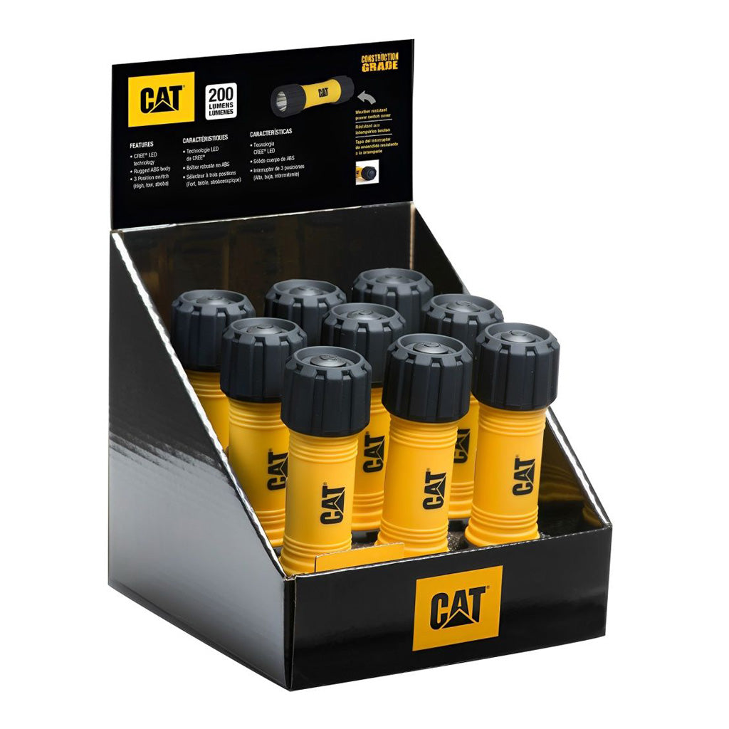 PACK 9 LINTERNAS LED CAT 200 LM
