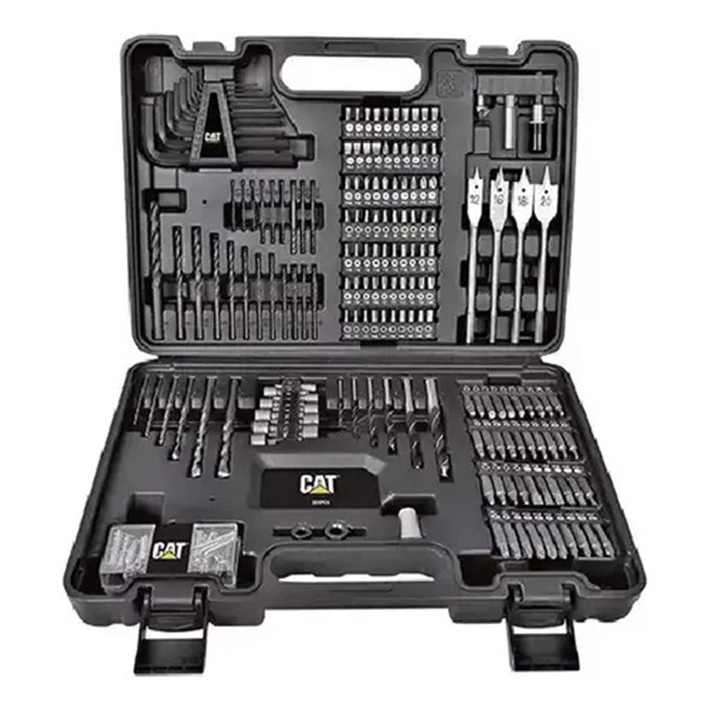 SET DE BITS Y MECHAS CAT 201 PIEZAS