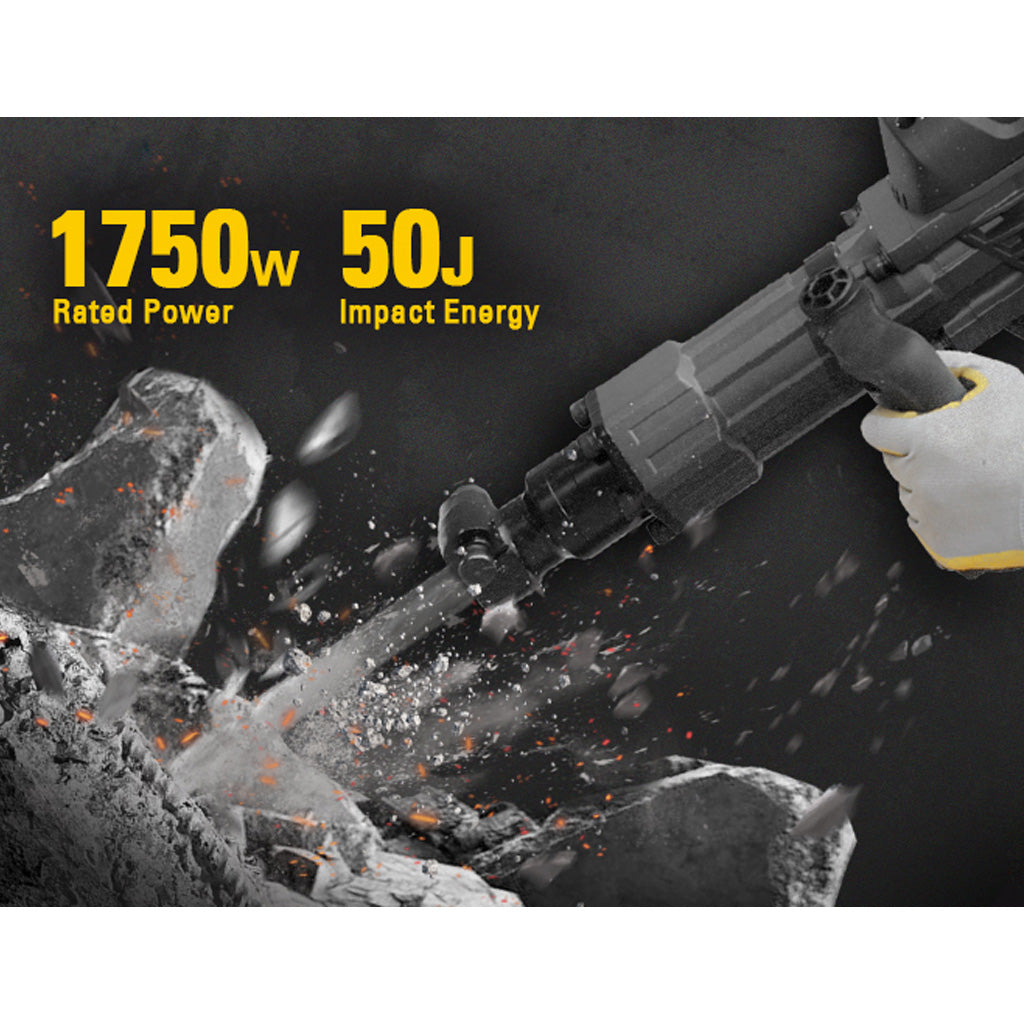 MARTILLO DEMOLEDOR ELÉCTRICO CAT DX29 CON CINCEL