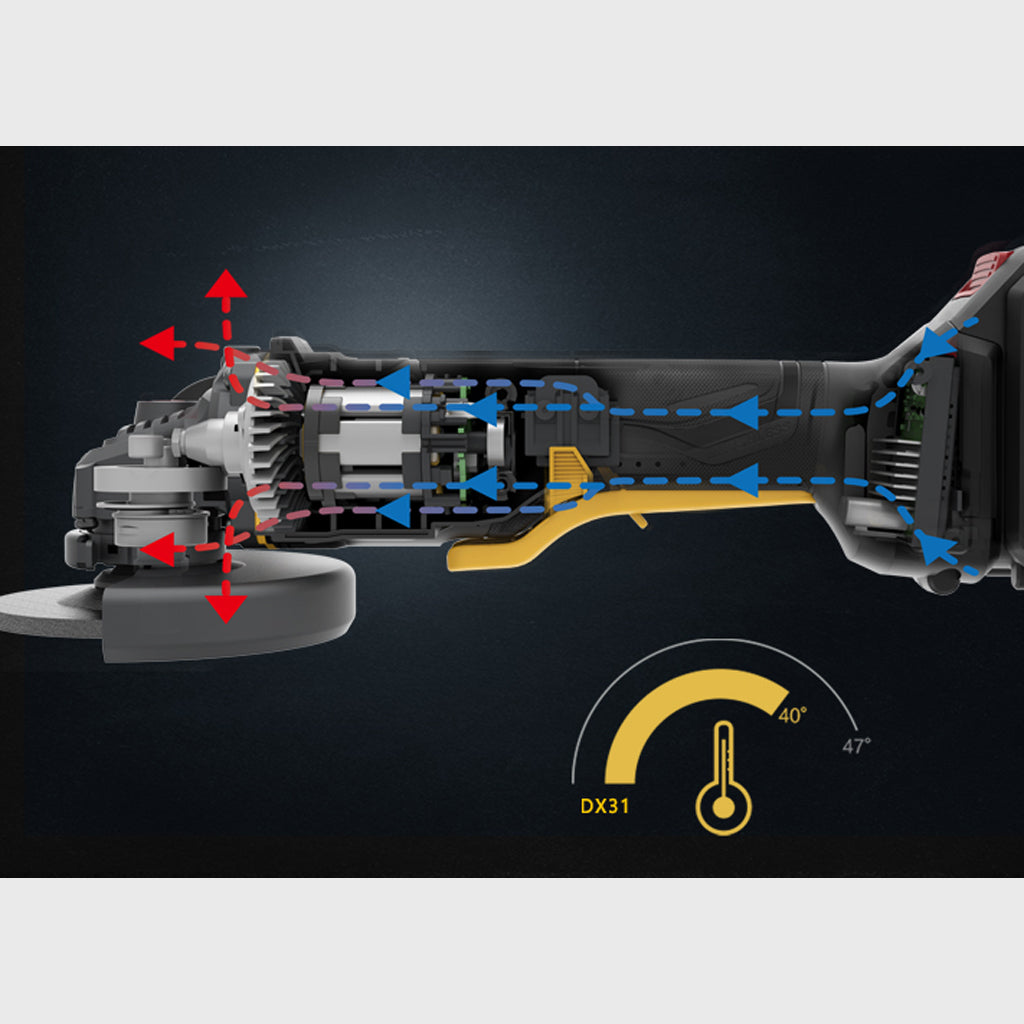 AMOLADORA ANGULAR A BATERÍA CAT DX31B S/ BATERÍA
