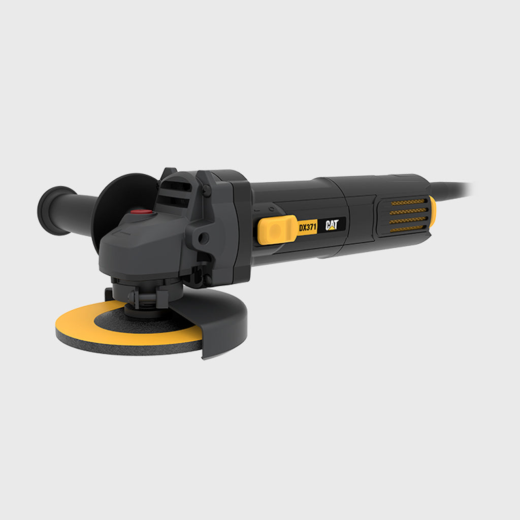 KIT AMOLADORA ANGULAR ELÉCTRICA CAT DX371 + MALETÍN Y 3 DISCOS