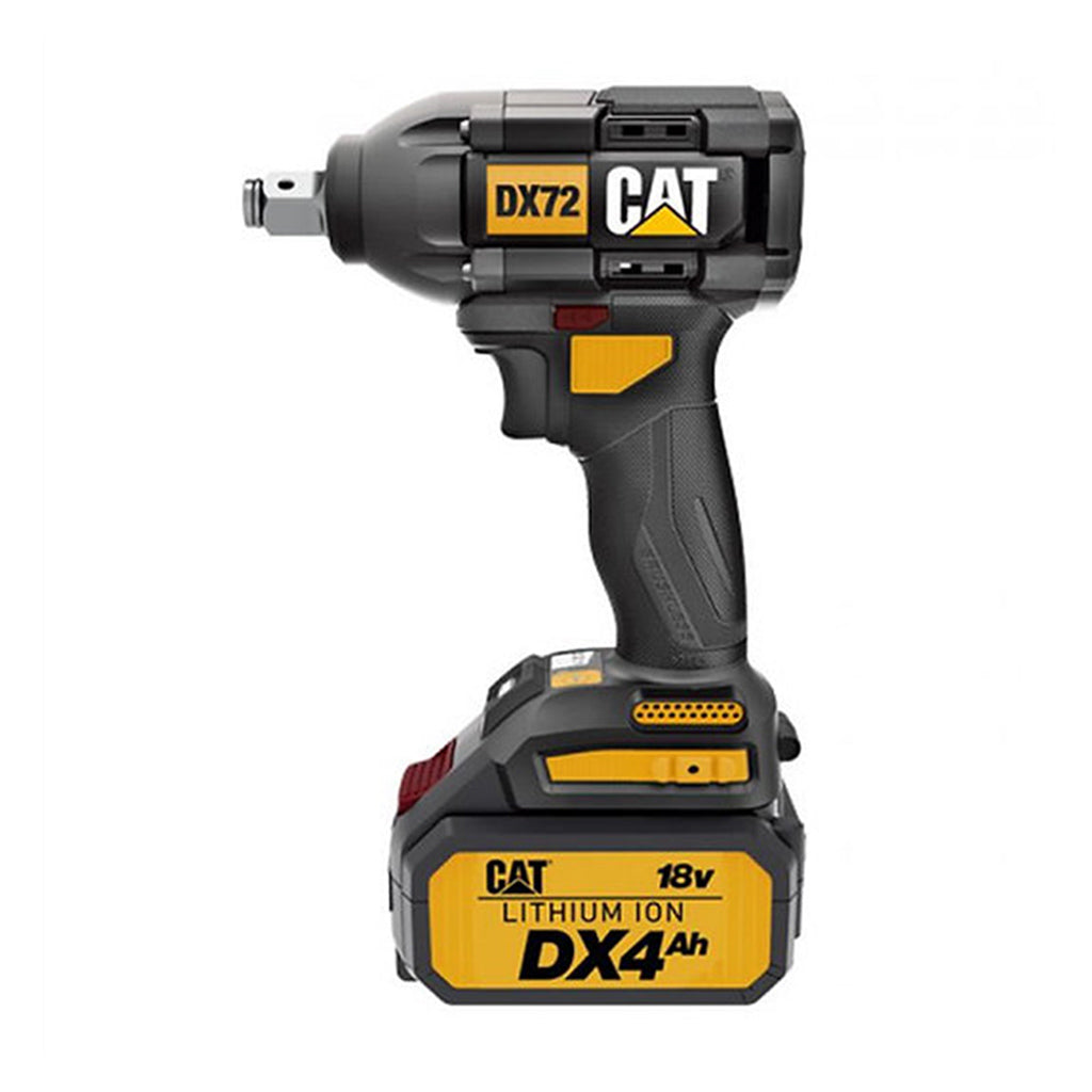KIT LLAVE DE IMPACTO A BATERÍA CAT DX72 CON DOS BATERÍAS + CARGADOR + MALETÍN