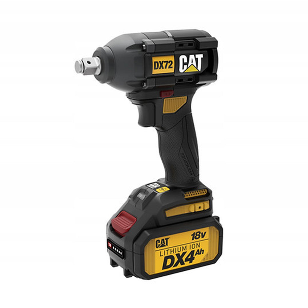 KIT LLAVE DE IMPACTO A BATERÍA CAT DX72 CON DOS BATERÍAS + CARGADOR + MALETÍN