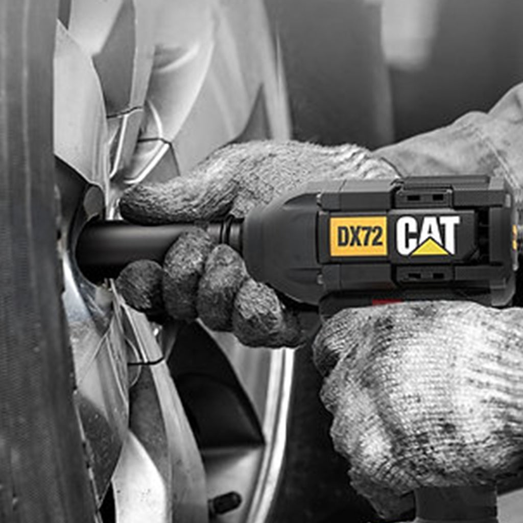 KIT LLAVE DE IMPACTO A BATERÍA CAT DX72 CON DOS BATERÍAS + CARGADOR + MALETÍN