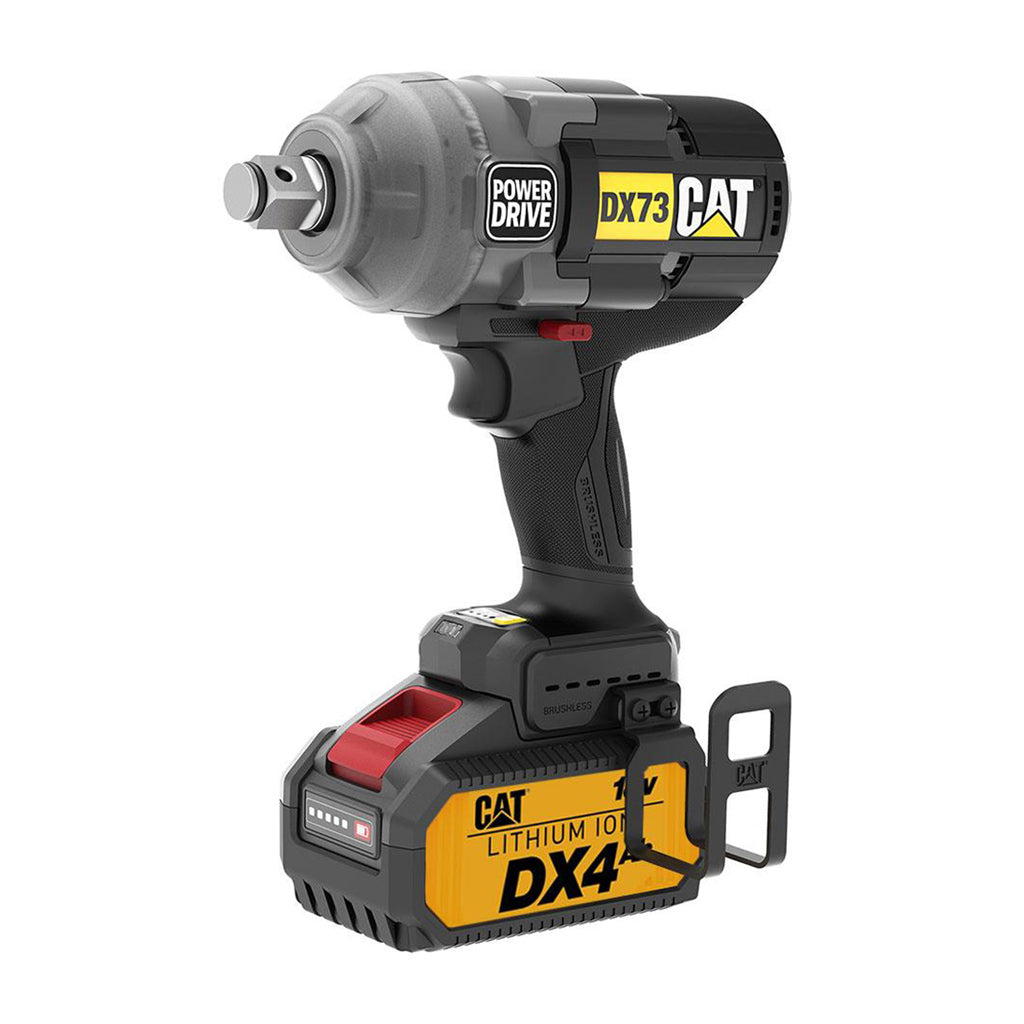 KIT LLAVE DE IMPACTO A BATERÍA CAT DX73 CON 2 BATERÍAS + CARGADOR + MALETÍN