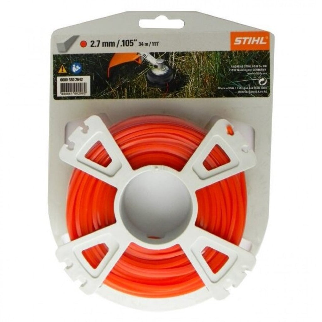 HILO DE CORTE STIHL 2,7 MM X 32 MTS CUADRADO