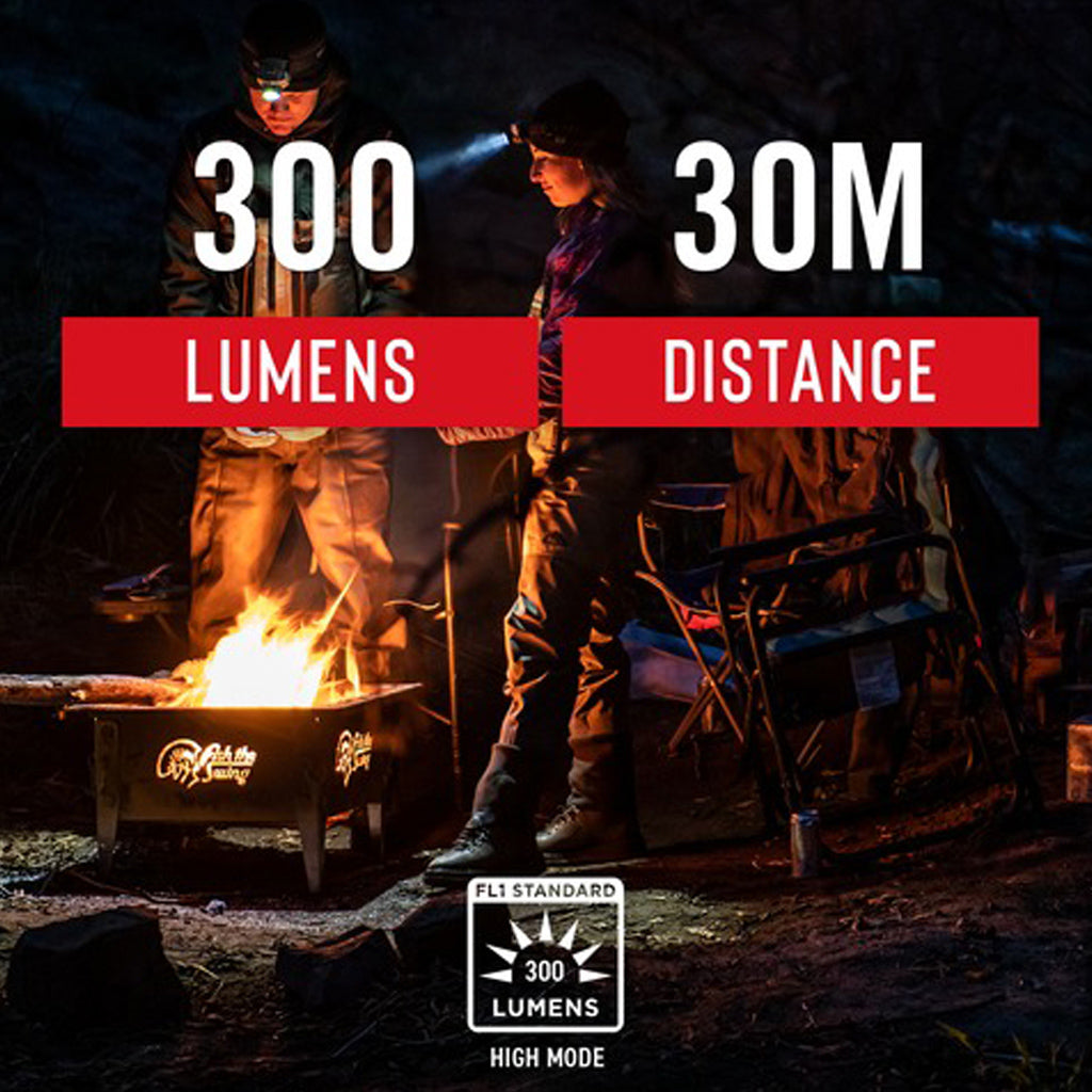 LINTERNA P/ CABEZA COAST HL40 - 300 LM - 30 MTS