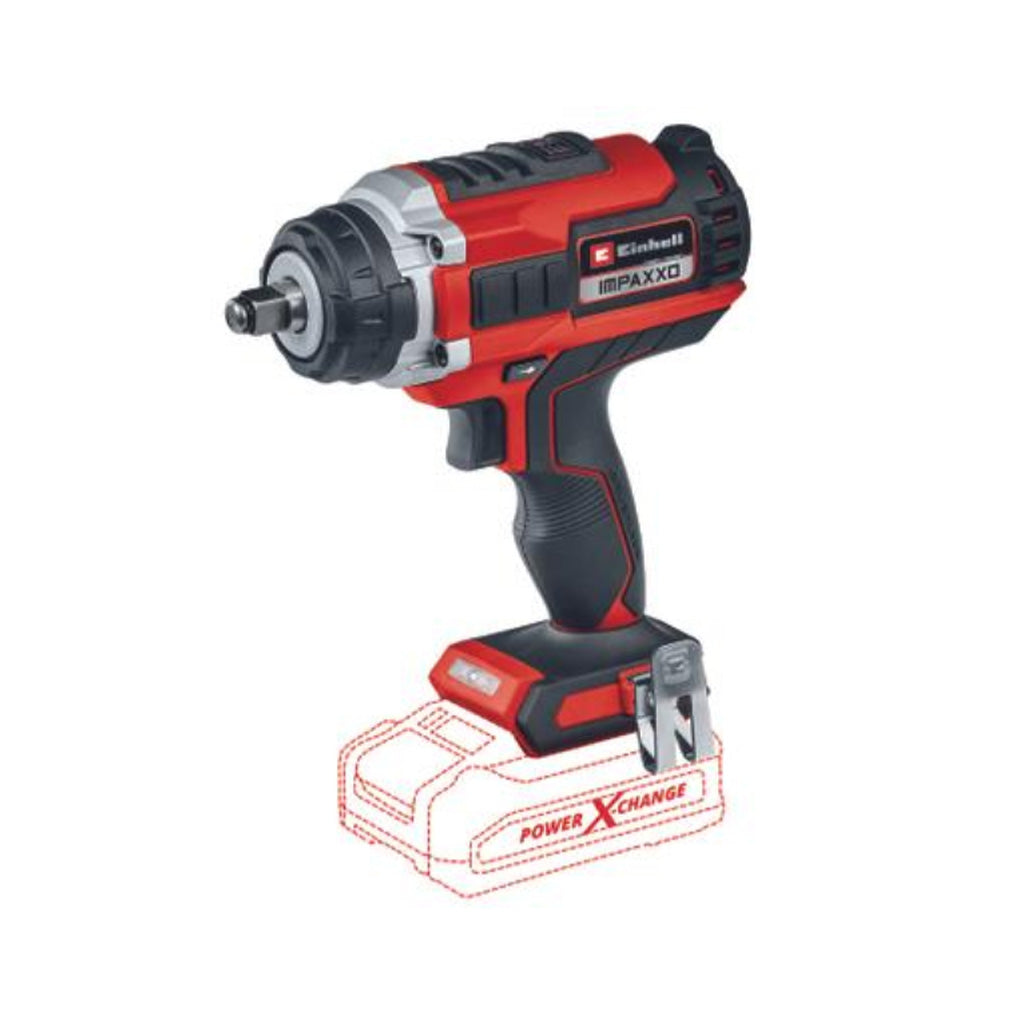 LLAVE DE IMPACTO 1/2" EINHELL IMPAXXO 18/400 S/ BATERÍA