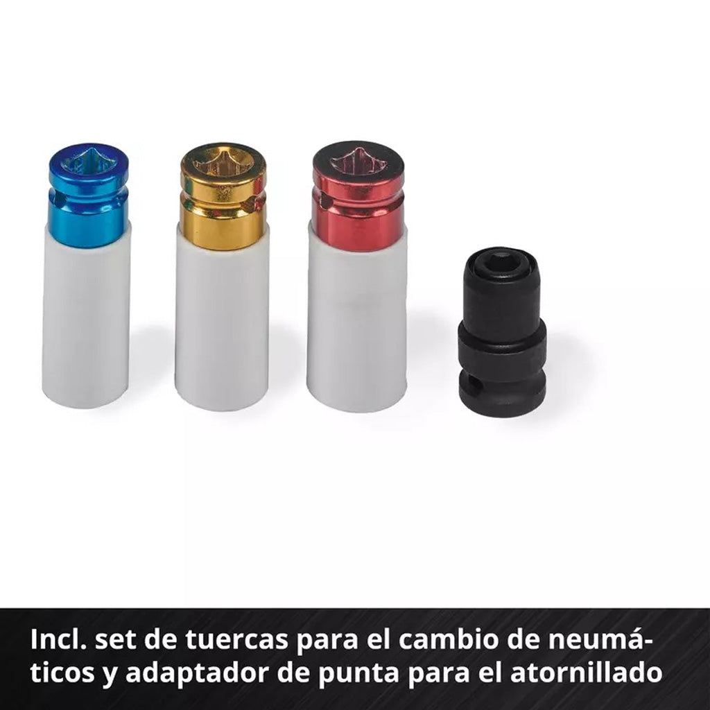 LLAVE DE IMPACTO 1/2" EINHELL IMPAXXO 18/400 S/ BATERÍA