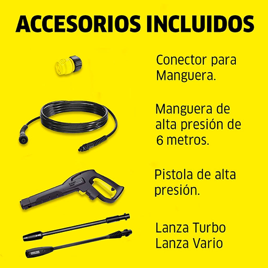 HIDROLAVADORA KÄRCHER K5 + ASPIRADORA VCL 3 A BATERÍA