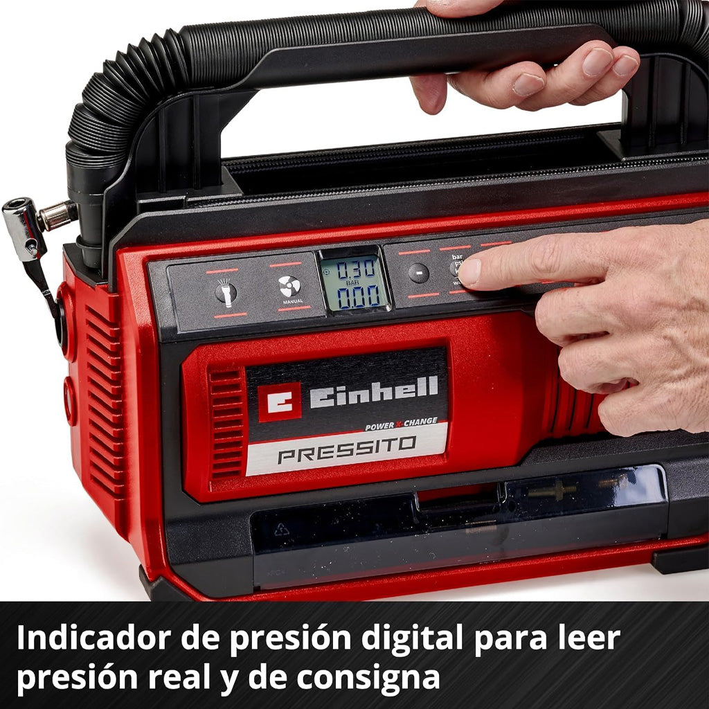 COMPRESOR EINHELL PRESSITO 18/25 S/ BATERÍA