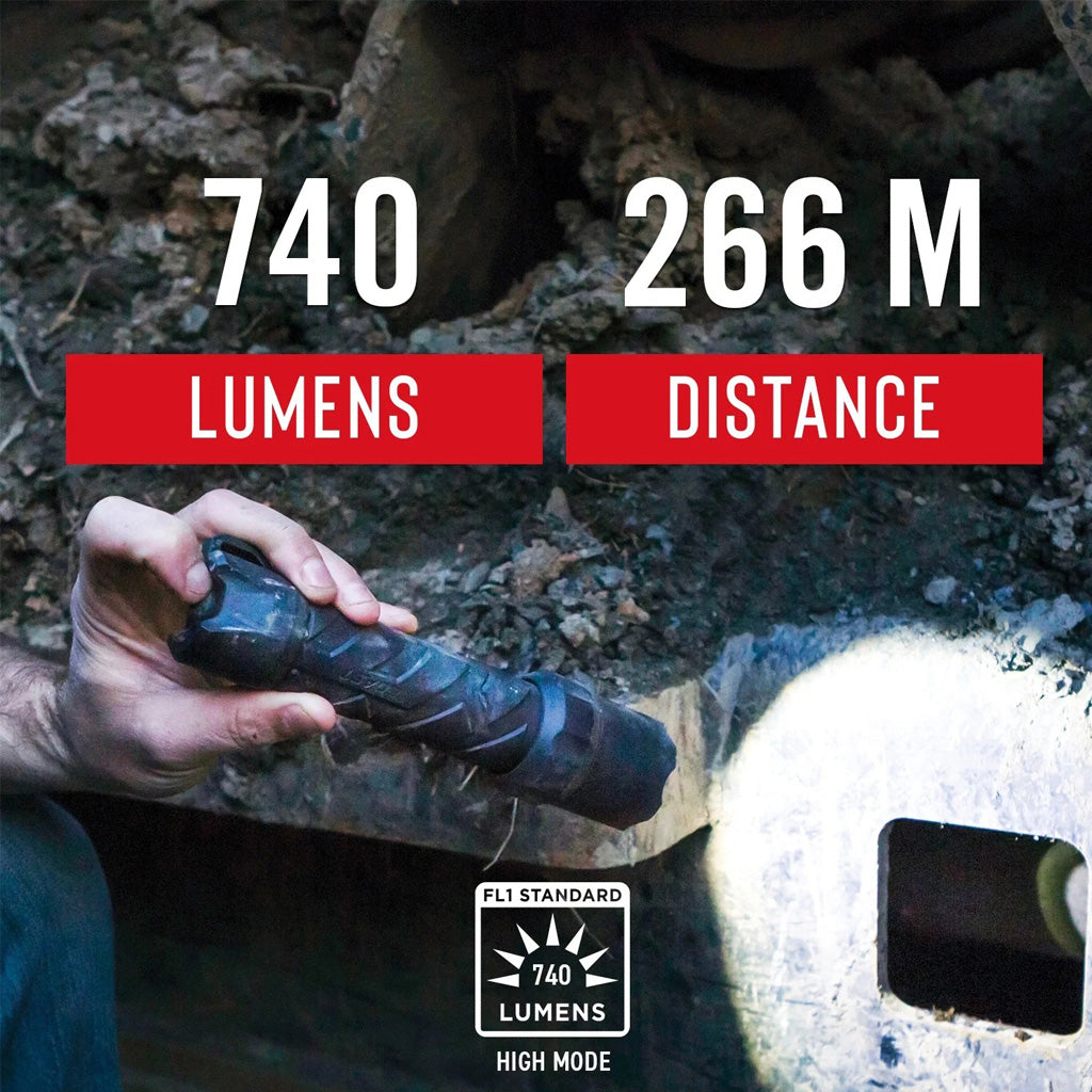 LINTERNA COAST PS650R - 740 LM - 266 MTS