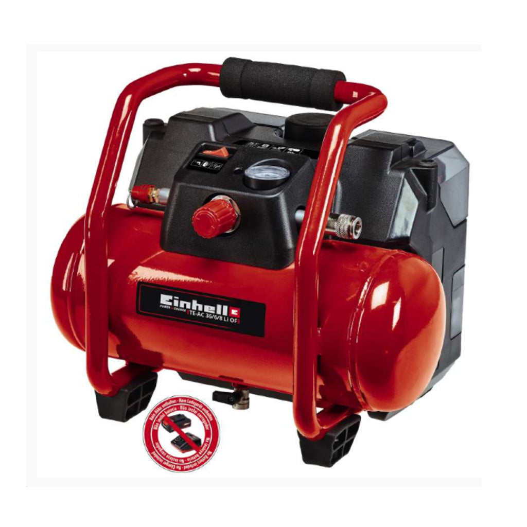 COMPRESOR PORTÁTIL EINHELL TE-AC 36/6/8 S/ BATERÍA