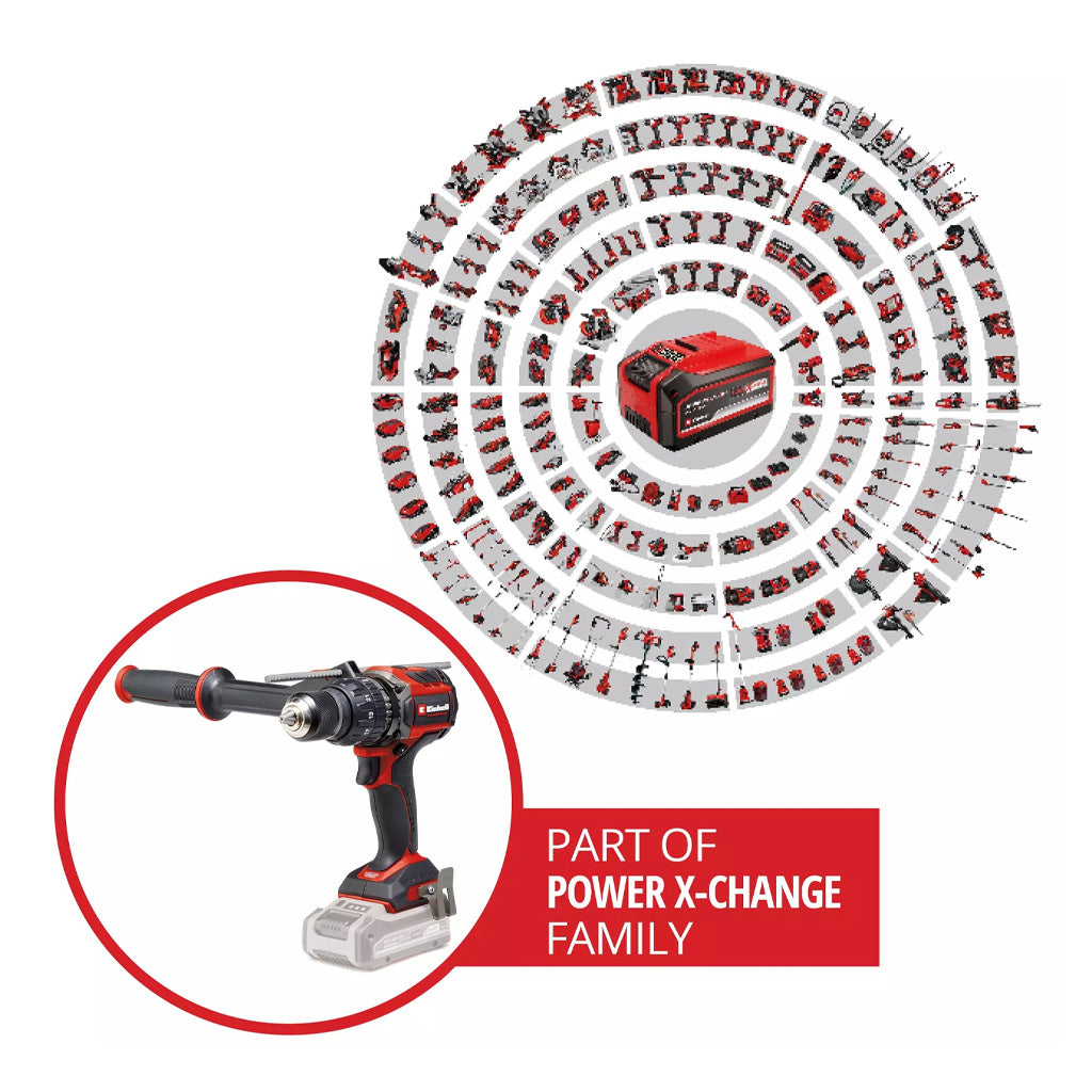 TALADRO PERCUTOR EINHELL TE-CD 18/120 S/ BATERÍA