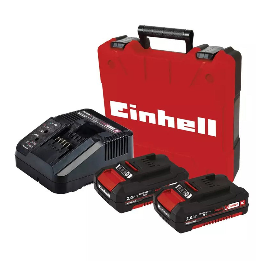 TALADRO ATORNILLADOR PERCUTOR EINHELL TE-CD 18/50 LI-I BL C/ 2 BATERÍAS