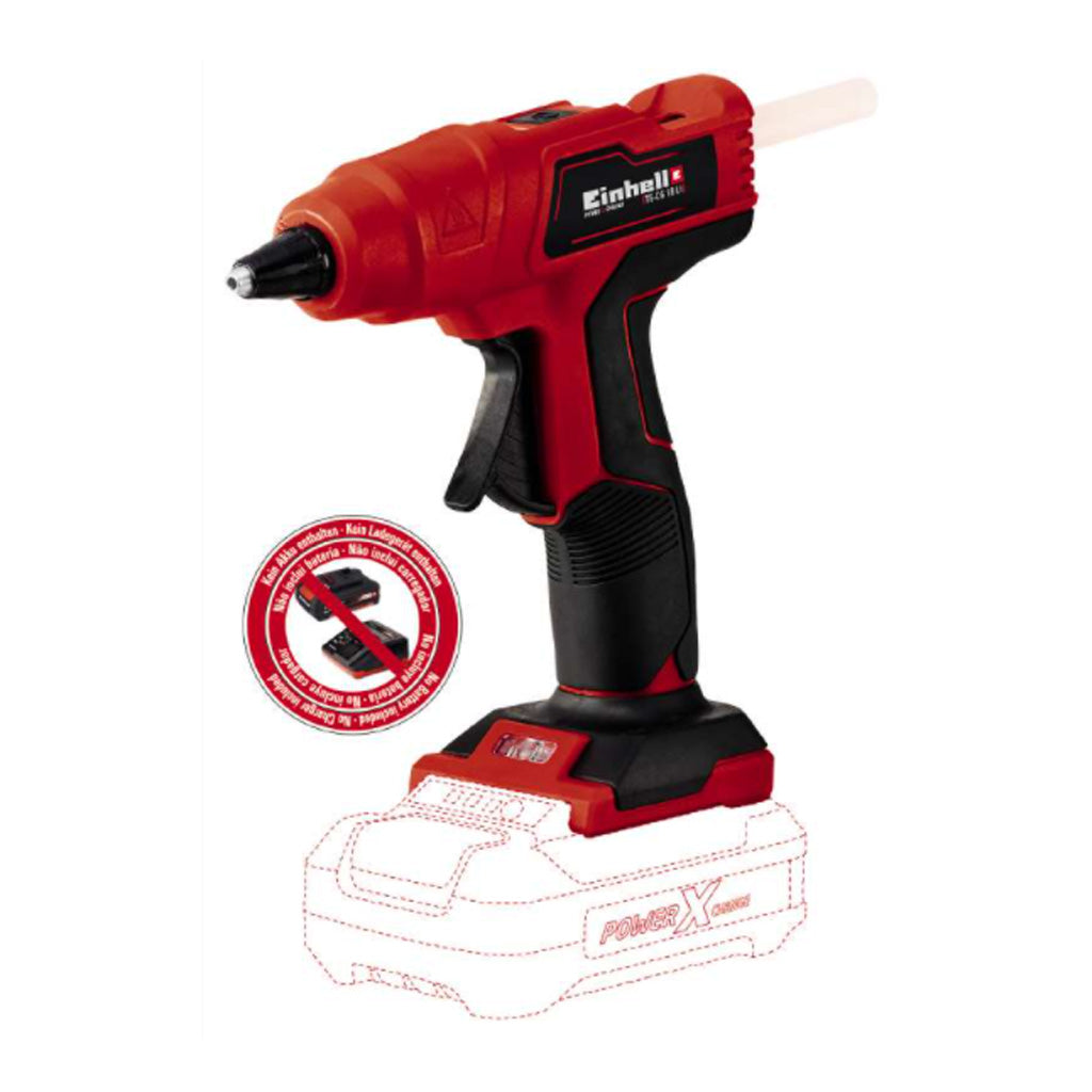 PISTOLA DE SILICONA TE-CG 18 S/ BATERÍA