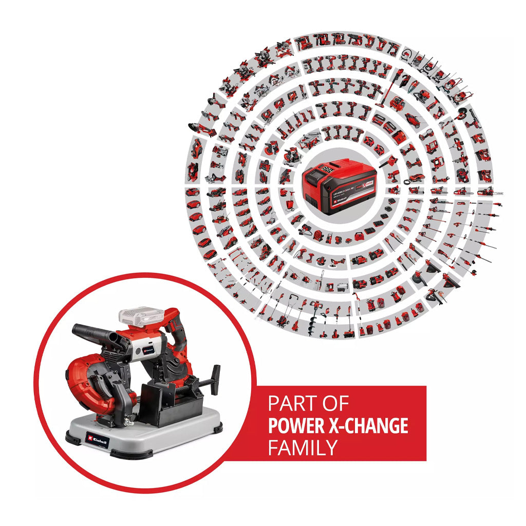 SIERRA DE CINTA EINHELL TE-MB 18/127 U S/ BATERÍA