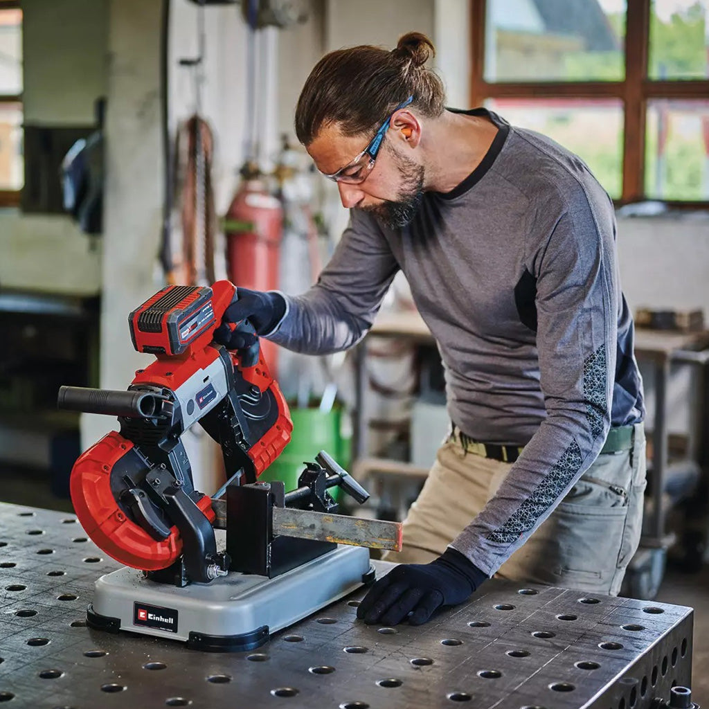 SIERRA DE CINTA EINHELL TE-MB 18/127 U S/ BATERÍA