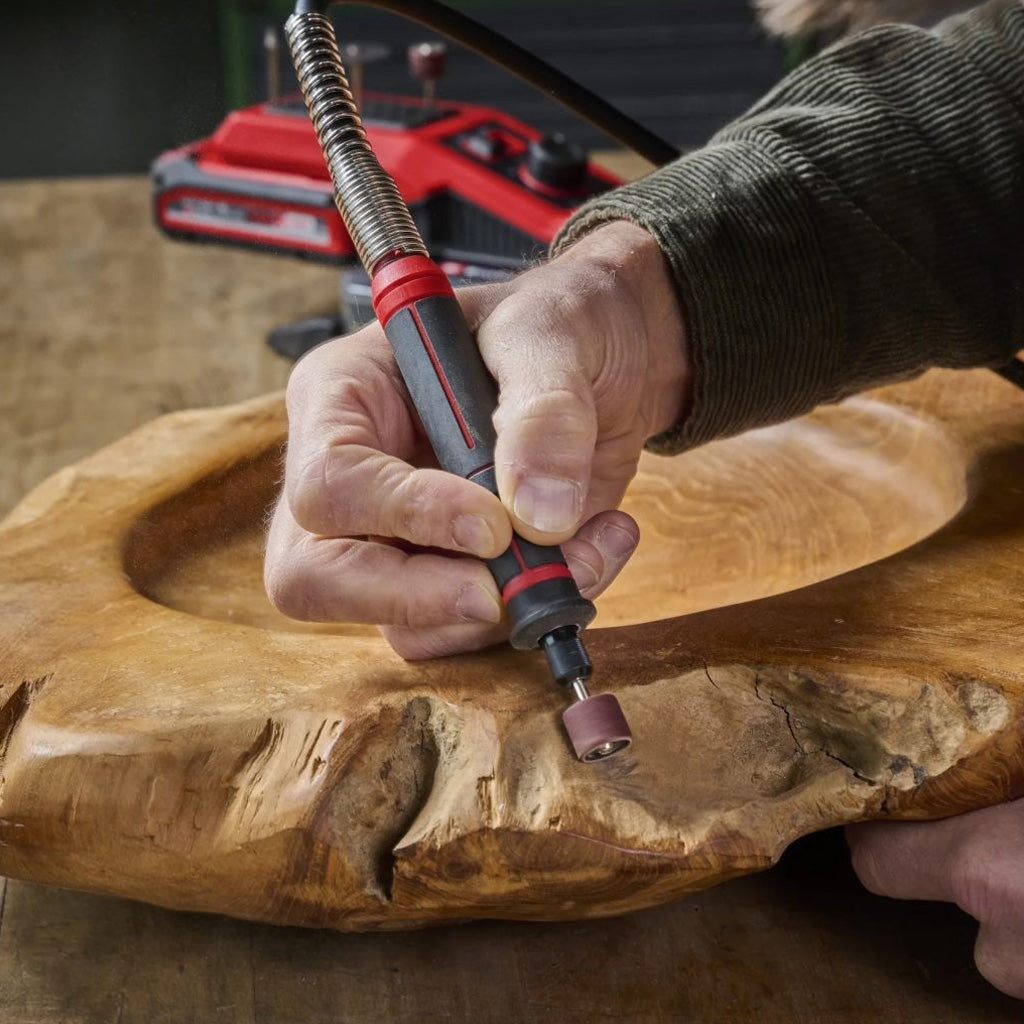 KIT ESMERILADORA/GRABADORA EINHELL TE-MT 18/34 S/ BATERÍA