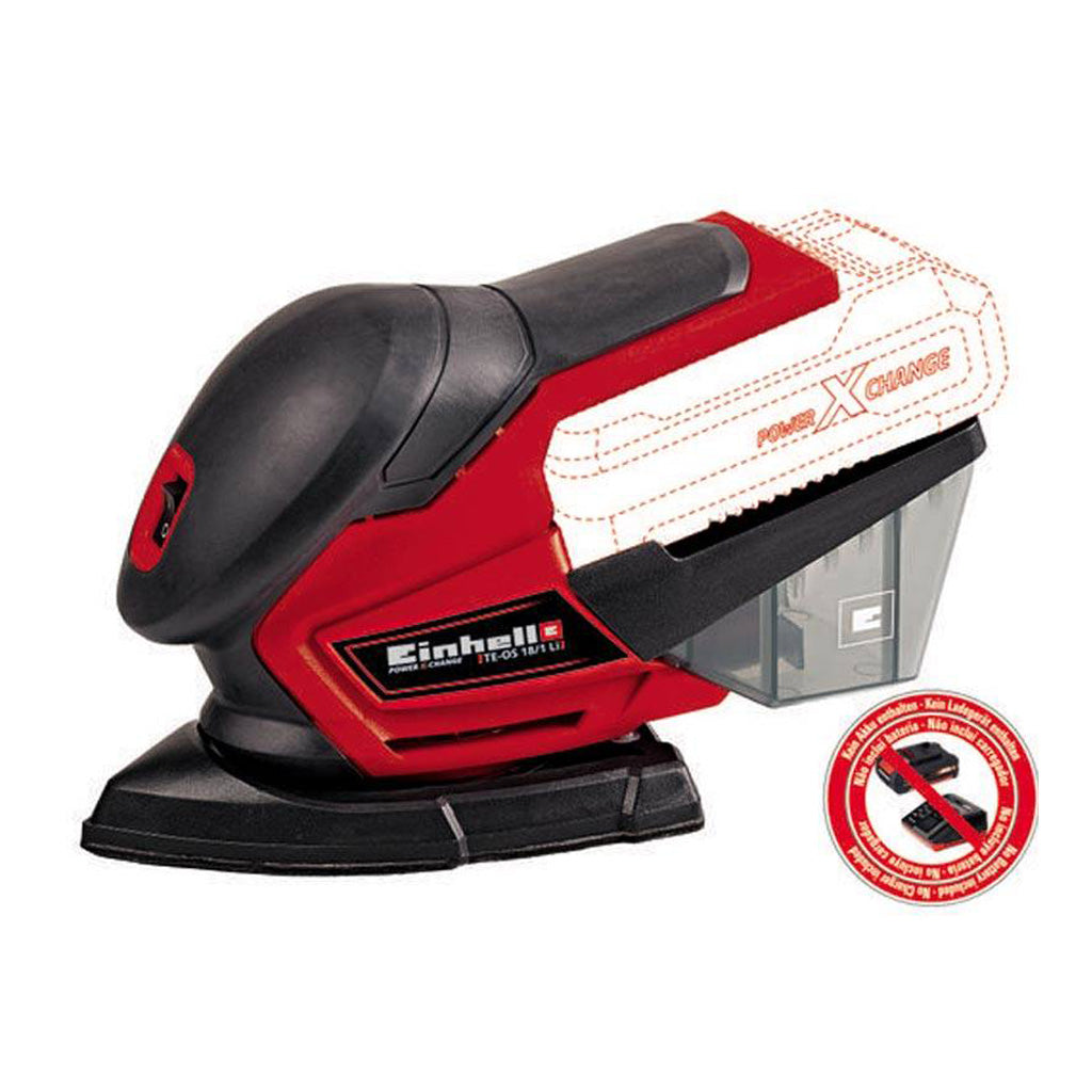 LIJADORA ORBITAL EINHELL TE-OS 18/1 S/ BATERÍA