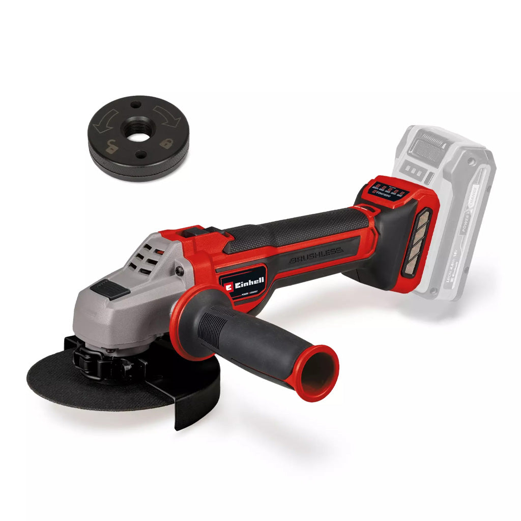 AMOLADORA ANGULAR EINHELL TP-AG 18/125 CE Q S/ BATERÍA