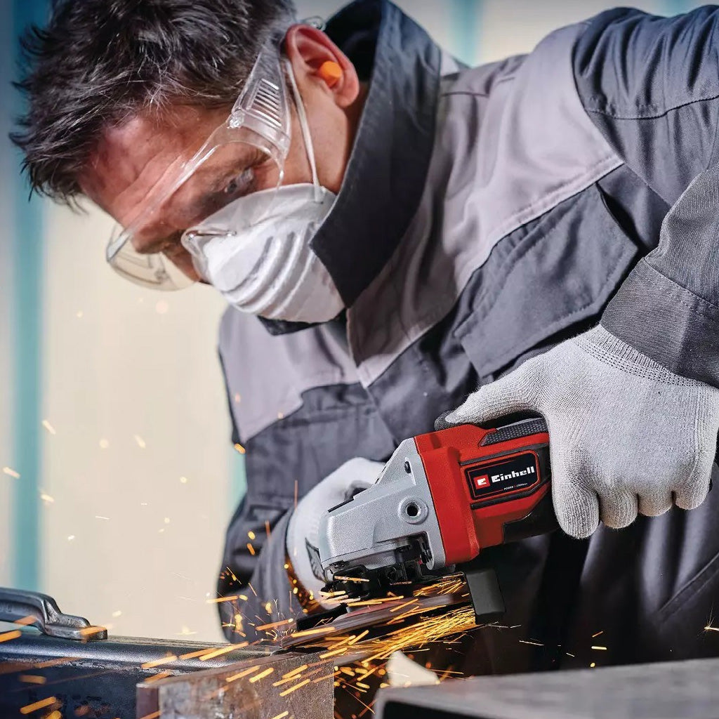 AMOLADORA ANGULAR EINHELL TP-AG 18/125 CE Q S/ BATERÍA