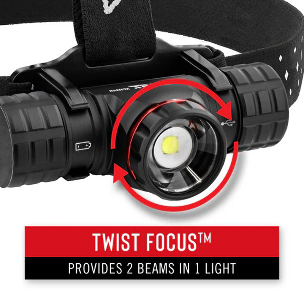 LINTERNA P/ CABEZA COAST XPH34R - 2075 LM - 195 MTS