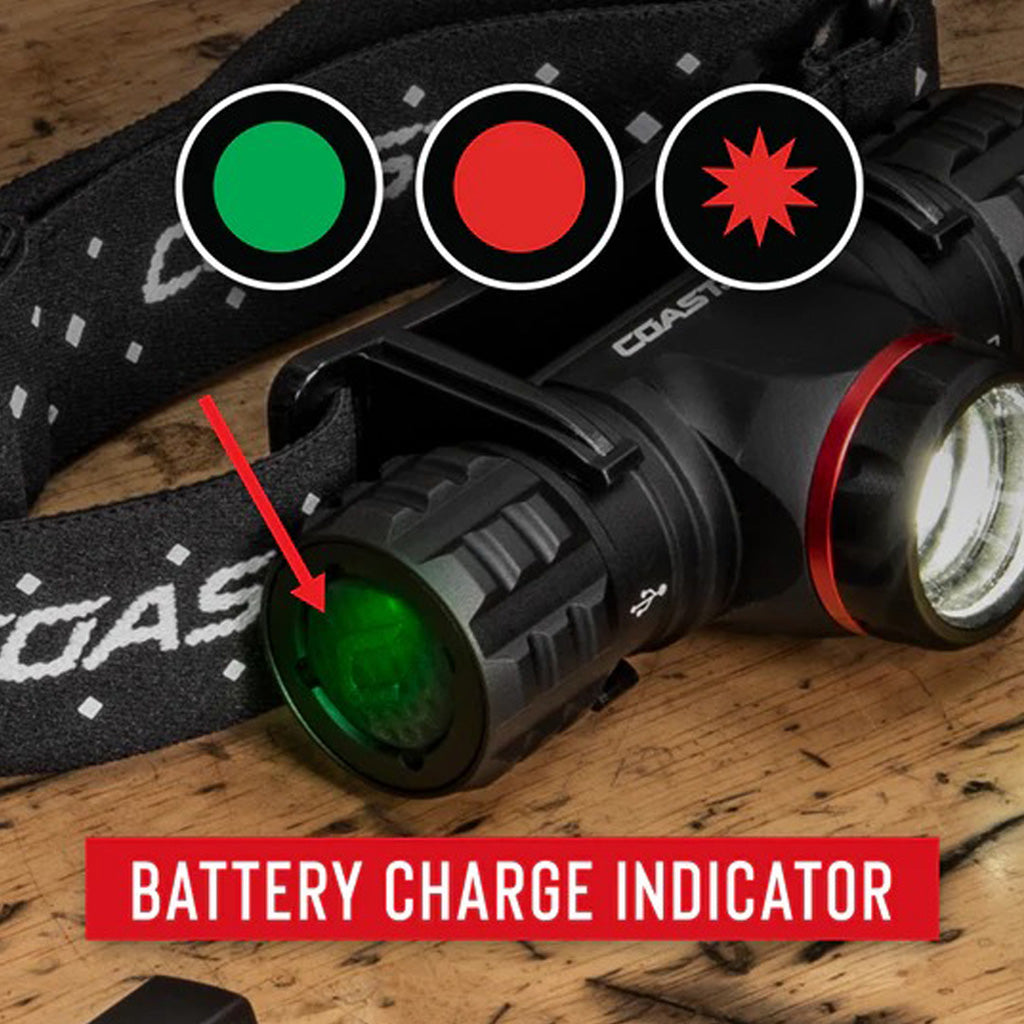 LINTERNA P/ CABEZA COAST XPH34R - 2075 LM - 195 MTS