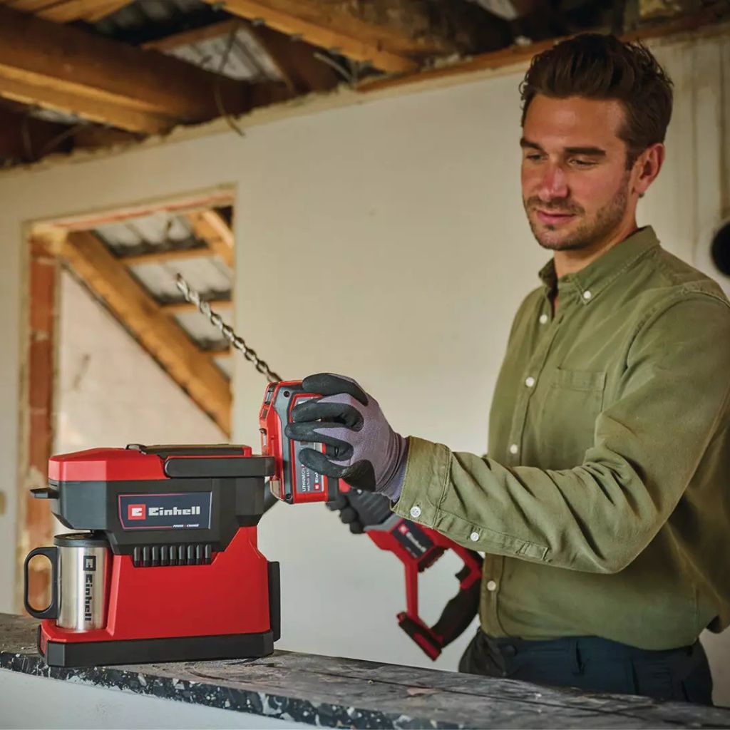 CAFETERA A BATERÍA EINHELL TE-CF 18 S/ BATERÍA